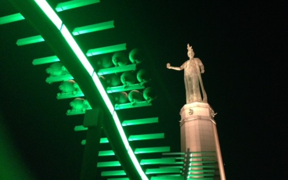 旧堺燈台＆龍女神像