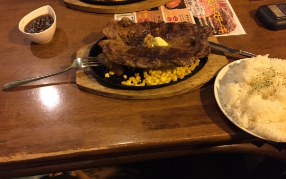 1ポンドステーキ！！！