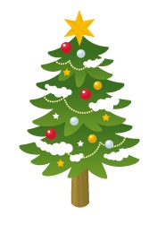 ほおずきクリスマスツリー