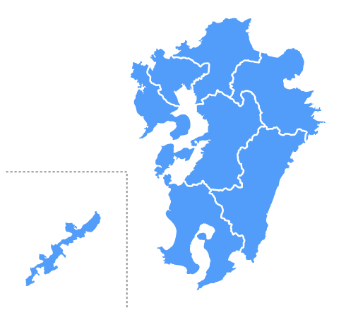 九州・沖縄エリアマップ